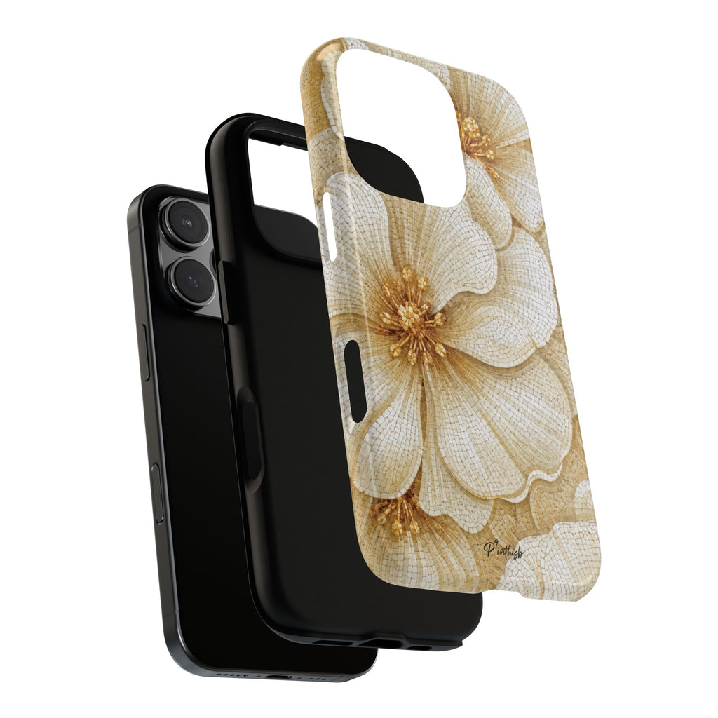Floral Gold Bloom Tough Case