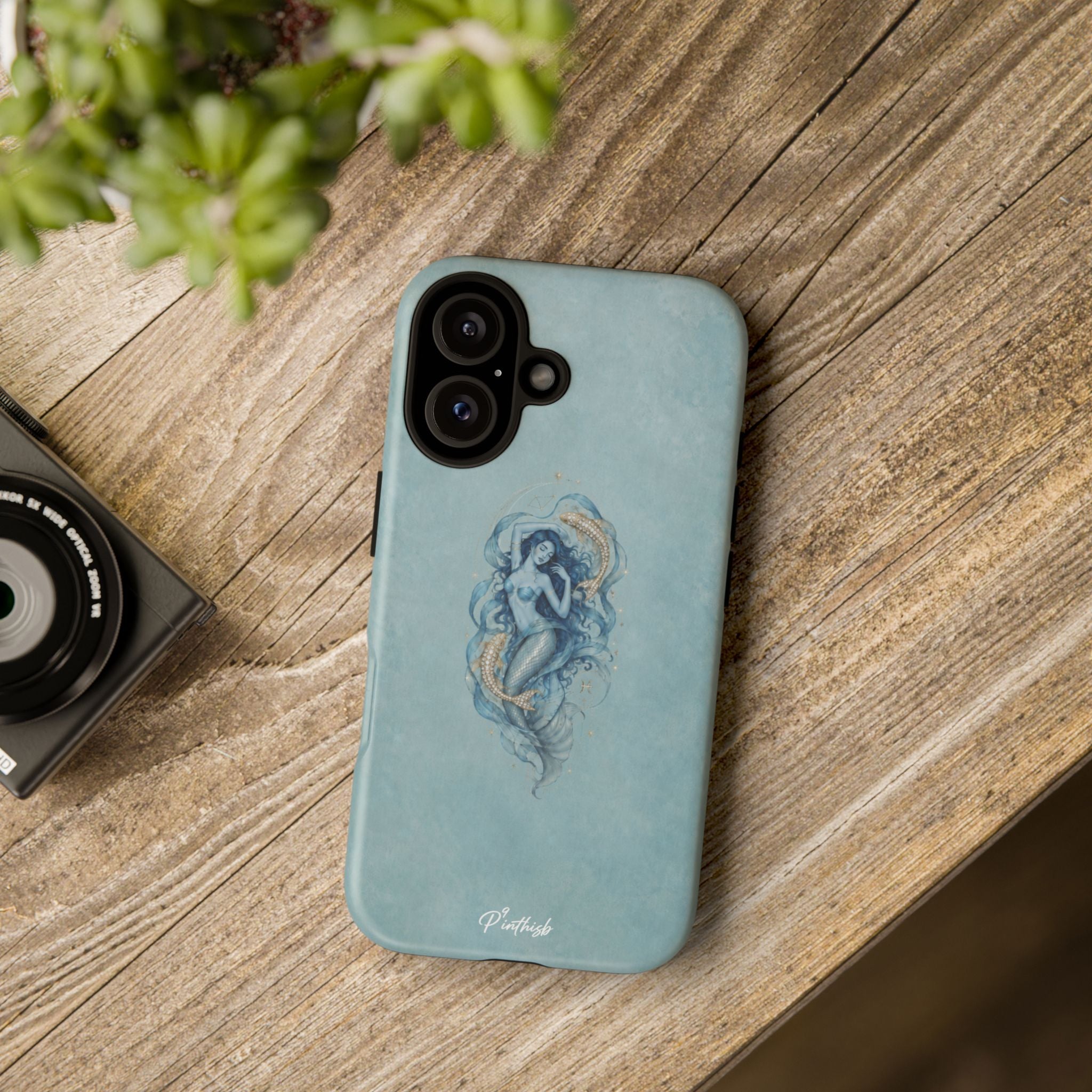 Pisces Zodiac Glitter Phone Case