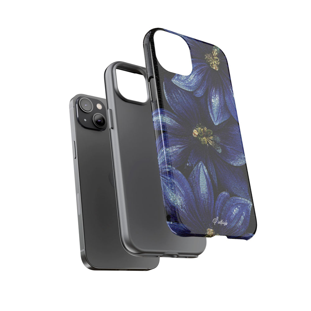 Blue Floral Tough Case