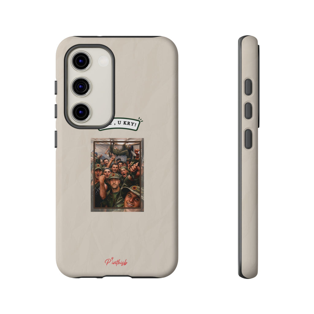 "BAC, U KRY!" Albanian Tough Phone Case