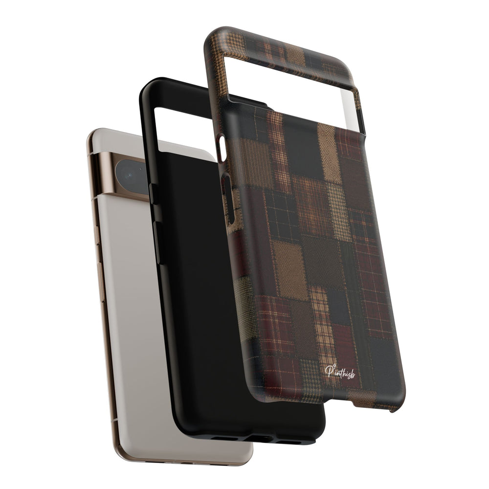 Plaid Patchwork Tough Phone Case