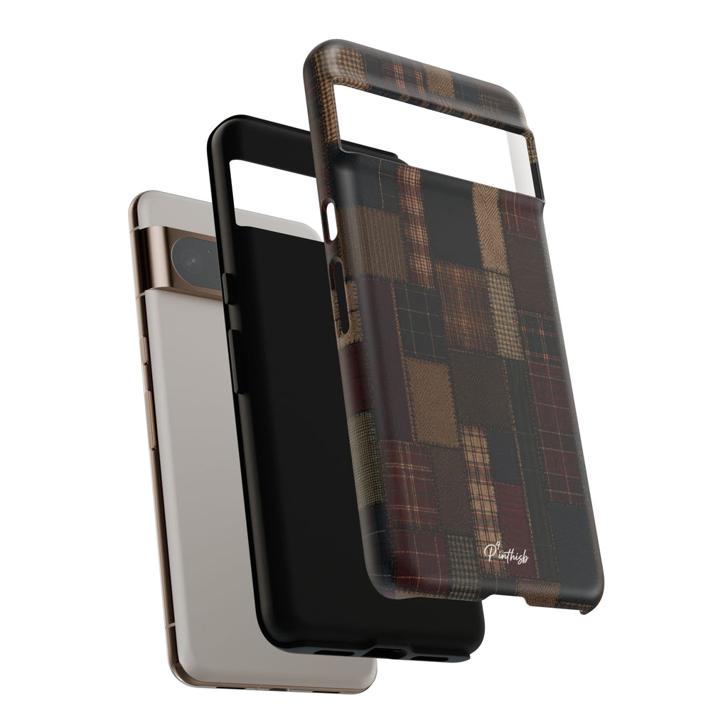 Plaid Patchwork Tough Phone Case