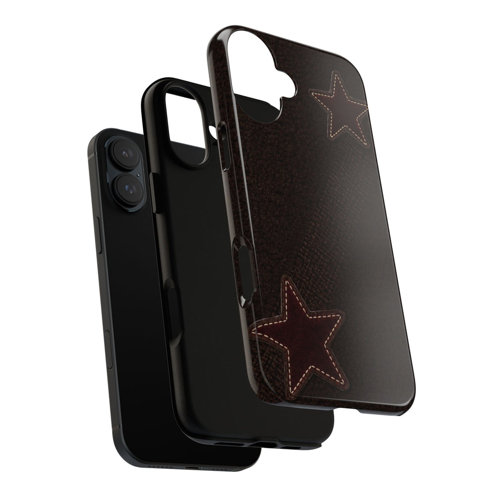 Rustic Stitched Star Phone Case