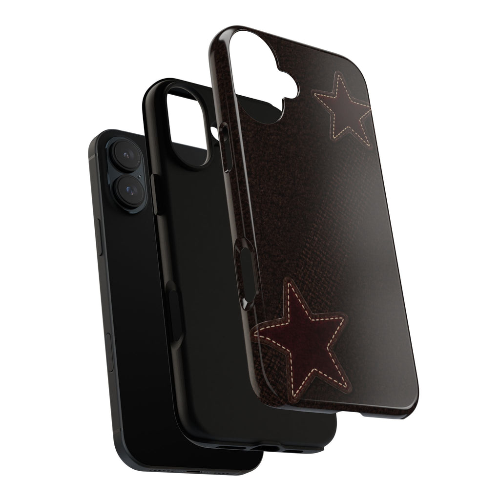 Rustic Stitched Star Phone Case