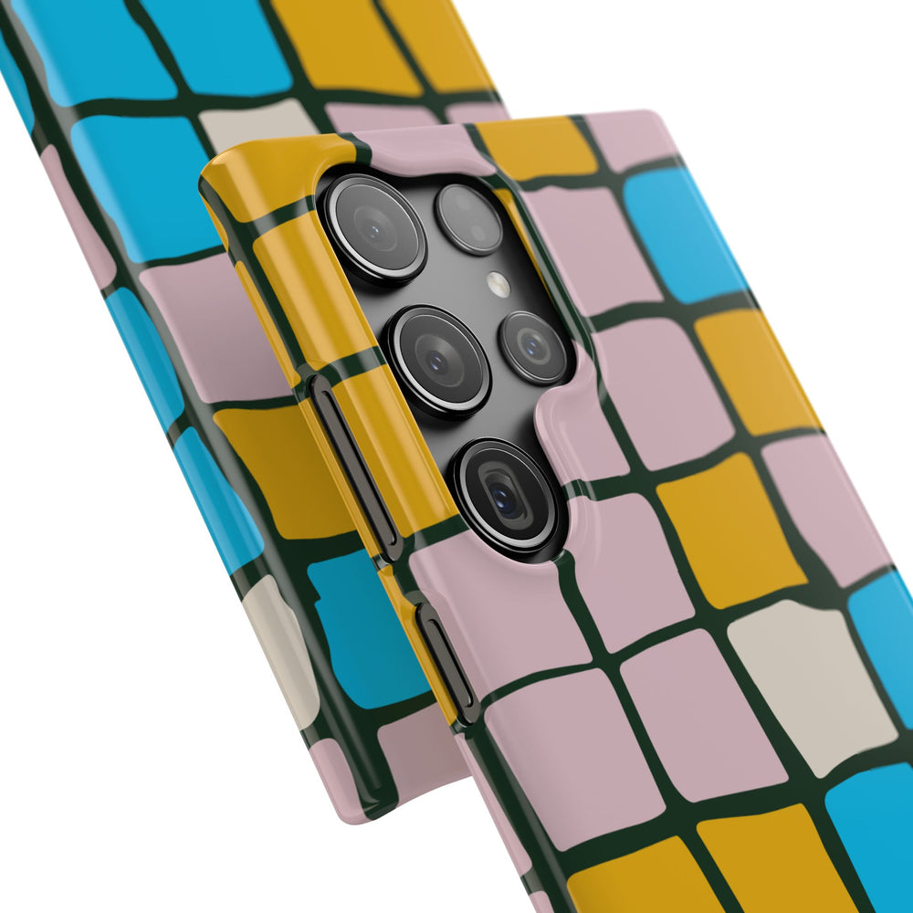 Color Grid Snap Phone Case
