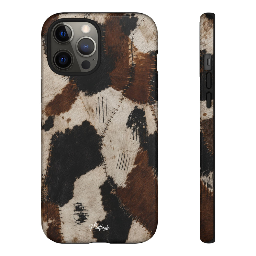 Brown & Black Animal Print Tough Case