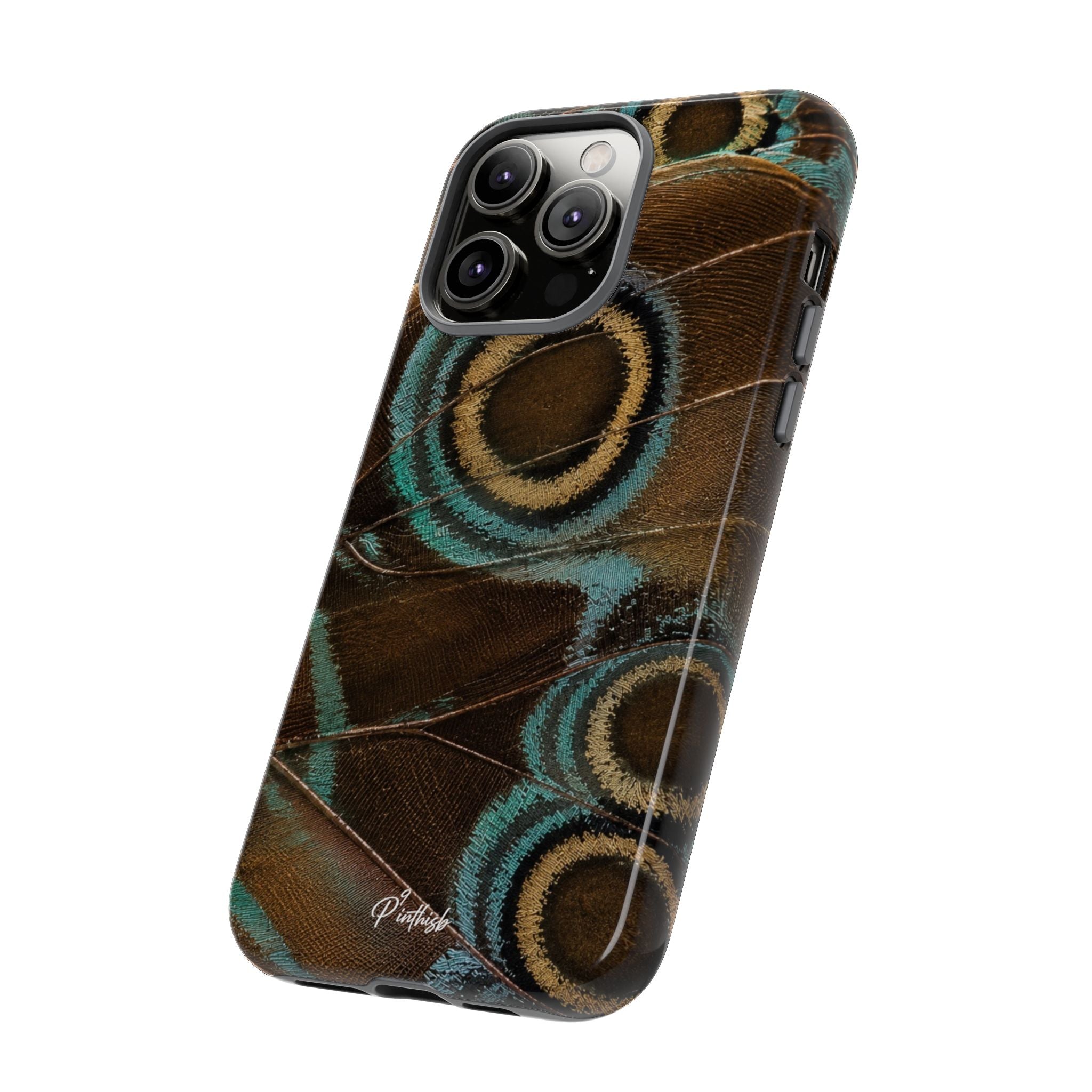 Peacock Feather Pattern Tough Case