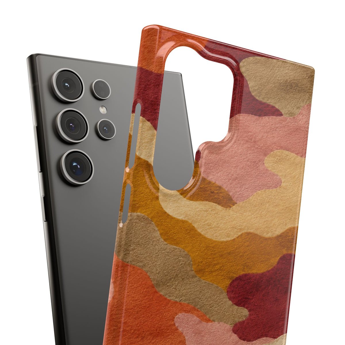 Watercolour Camo Snap Case