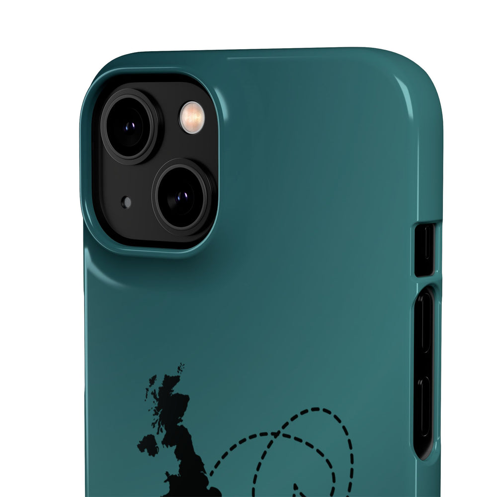 Copy of UK to Albania Pink Snap Phone Case