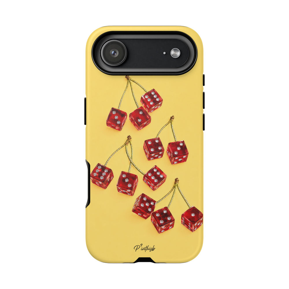 Cherry Dice Tough Phone Case