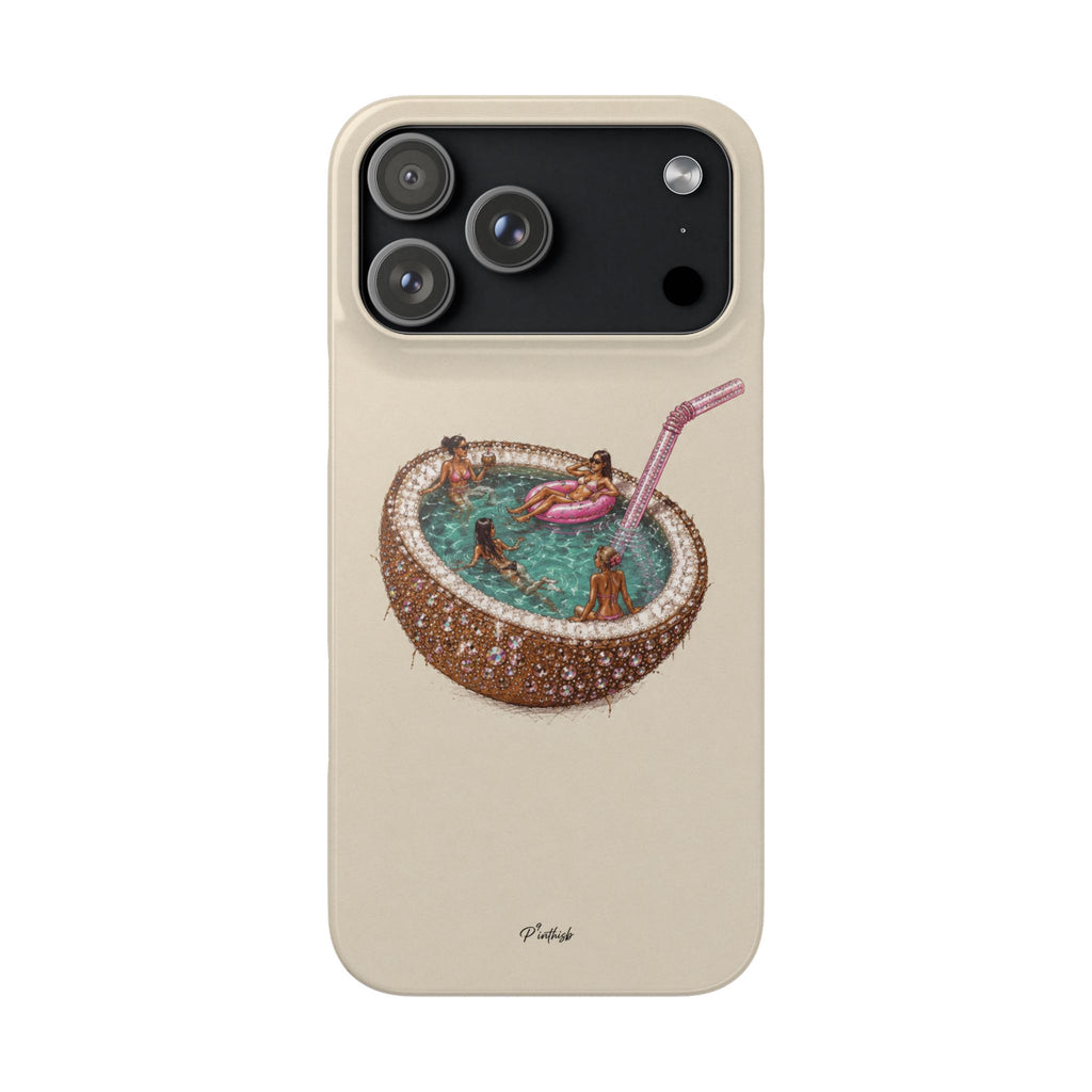 Coconut Pool Snap Phone Case