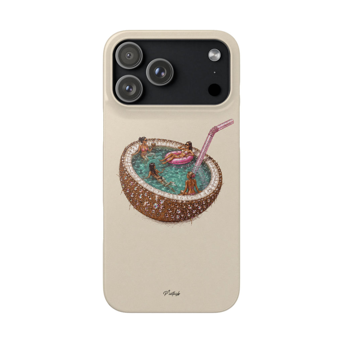 Coconut Pool Snap Phone Case