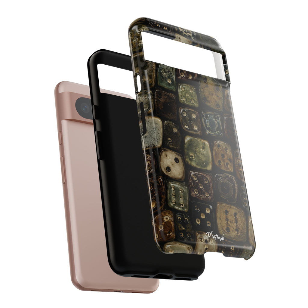 Vintage Dice Tile Phone Case