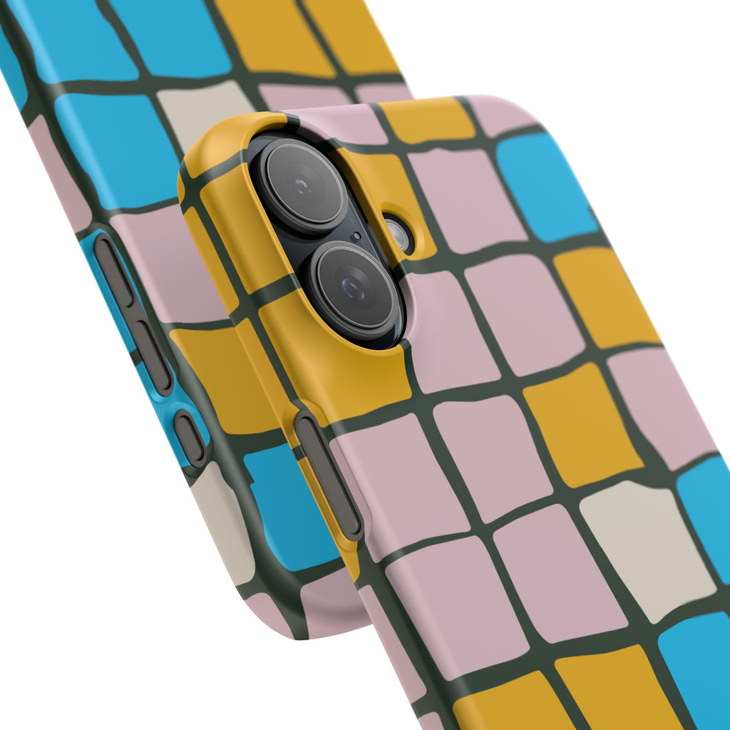 Color Grid Snap Phone Case