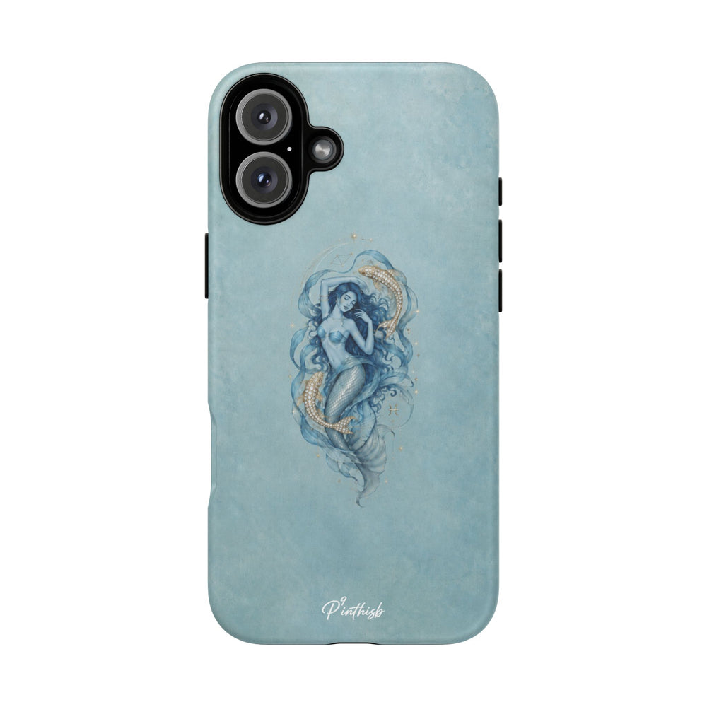 Pisces Zodiac Glitter Phone Case