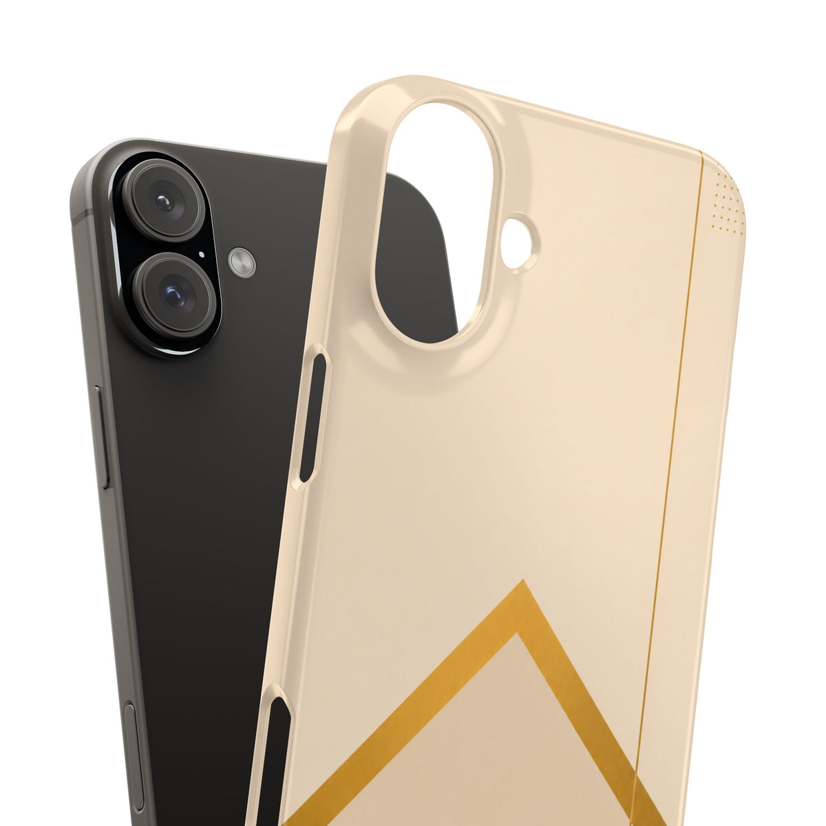 Gold Malboro Inspired Snap Phone Case