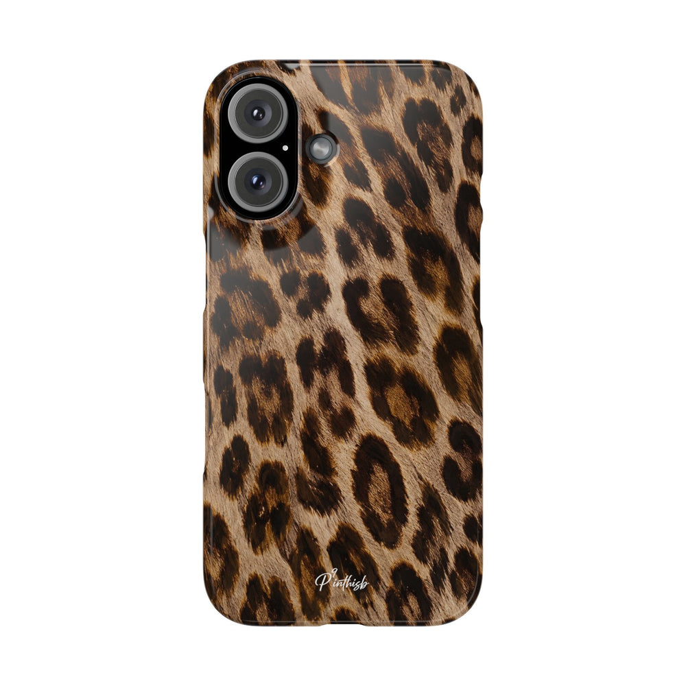 Leopard Print Snap Phone Case