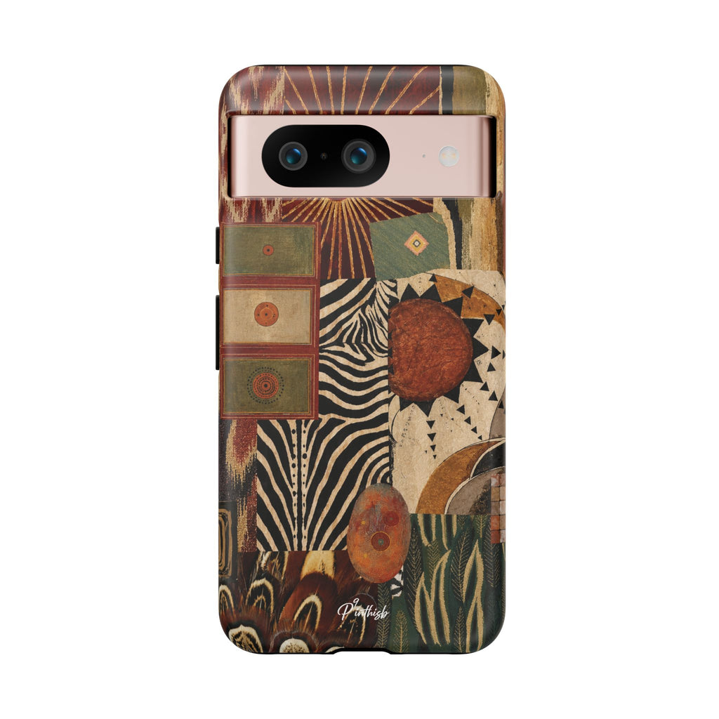 Abstract Boho Collage Tough Case