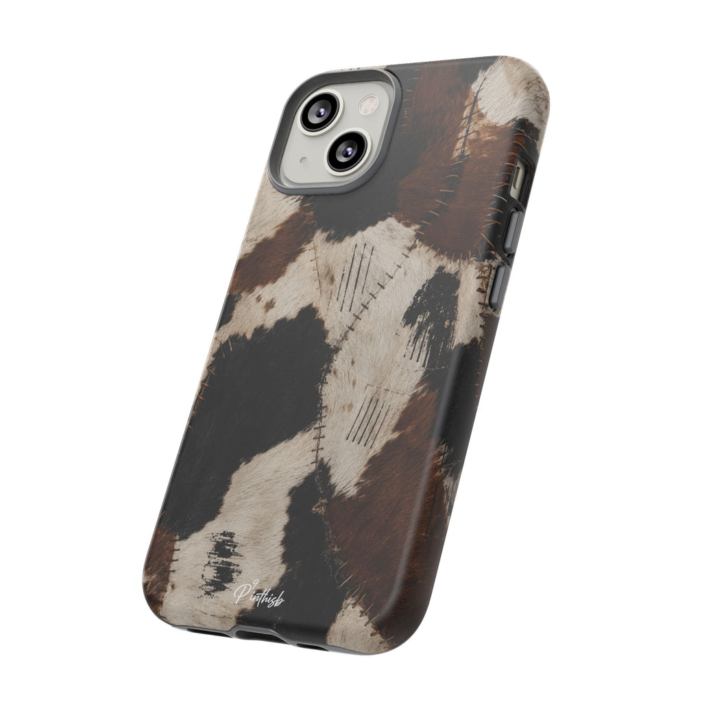 Brown & Black Animal Print Tough Case