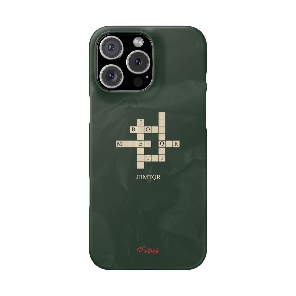 "JBMTQR crossword" Snap Phone Case