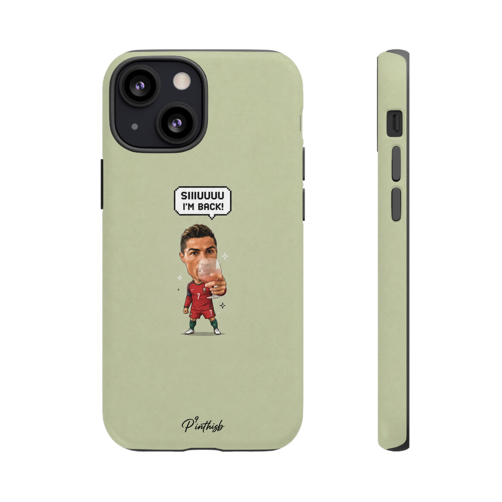 "SIIUUU, I'M BACK" CR7 Tough Phone Case