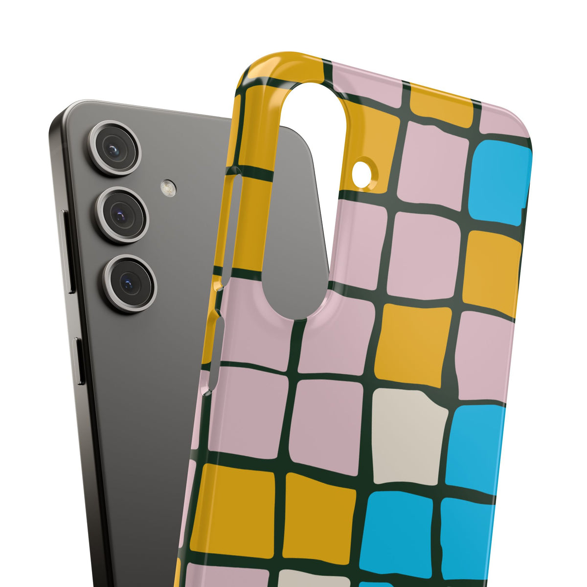Color Grid Snap Phone Case