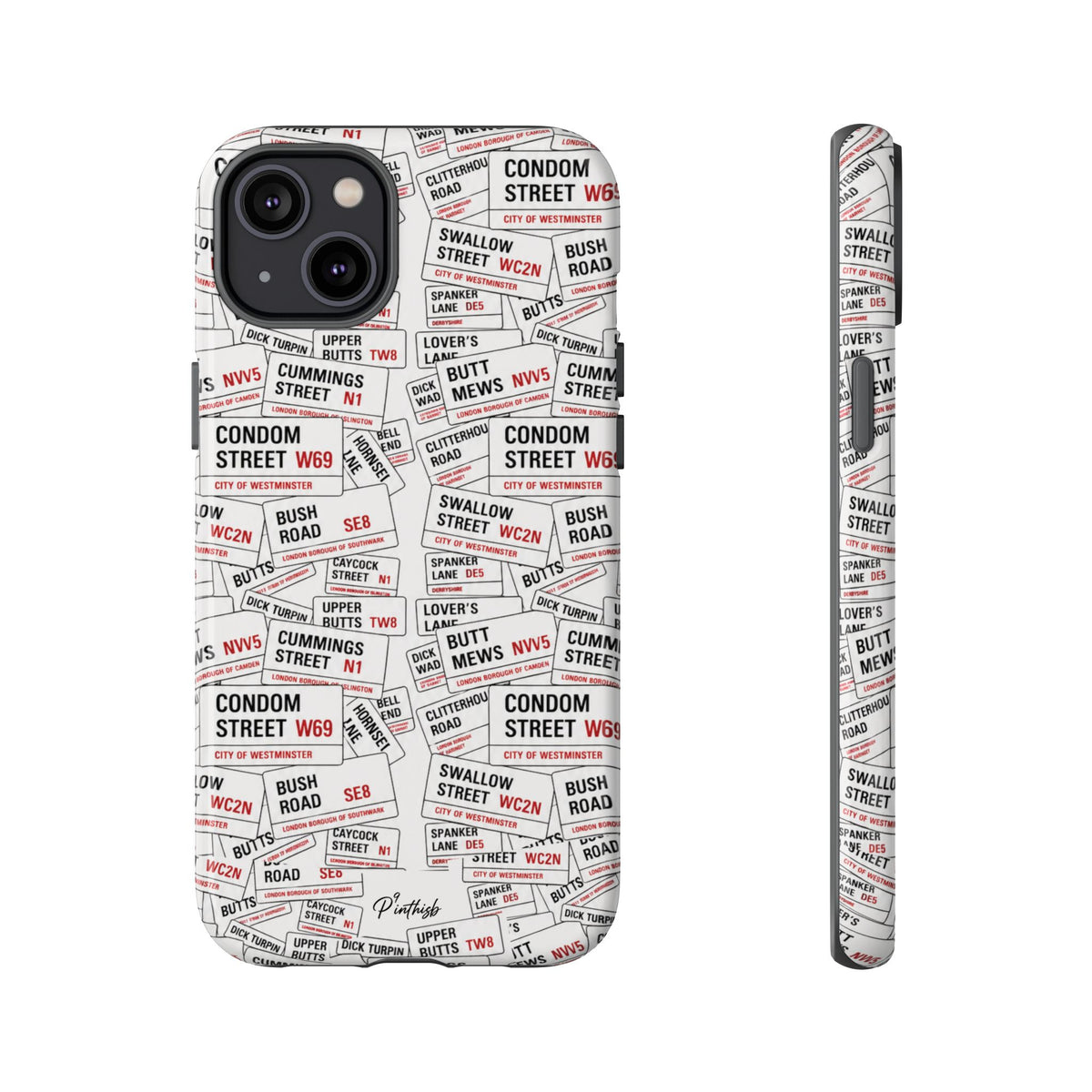 Cheeky London Street Signs Phone Case