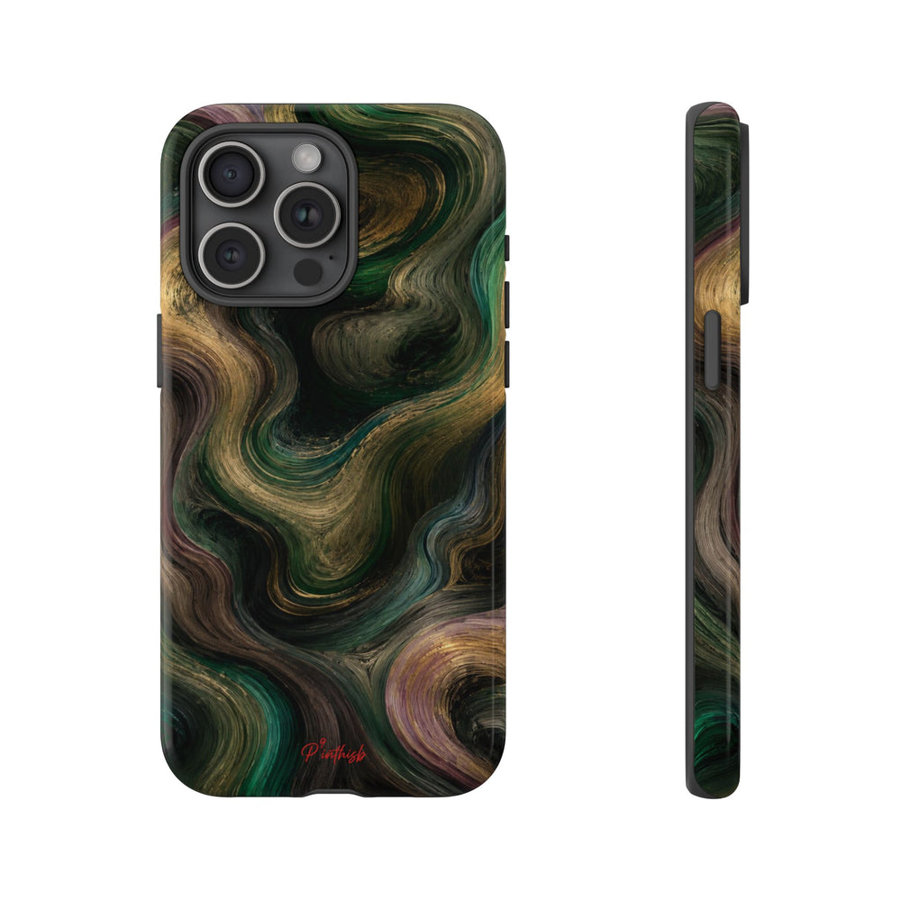 Marbled Forest Tough Phone Case