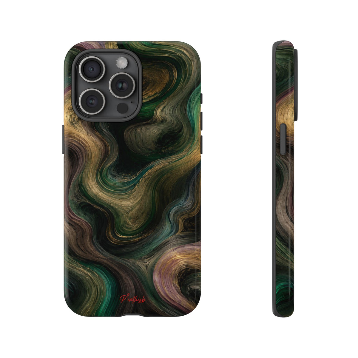 Marbled Forest Tough Phone Case
