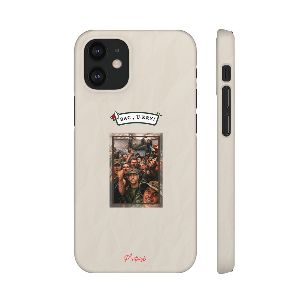 "BAC, U KRY!" Snap Case