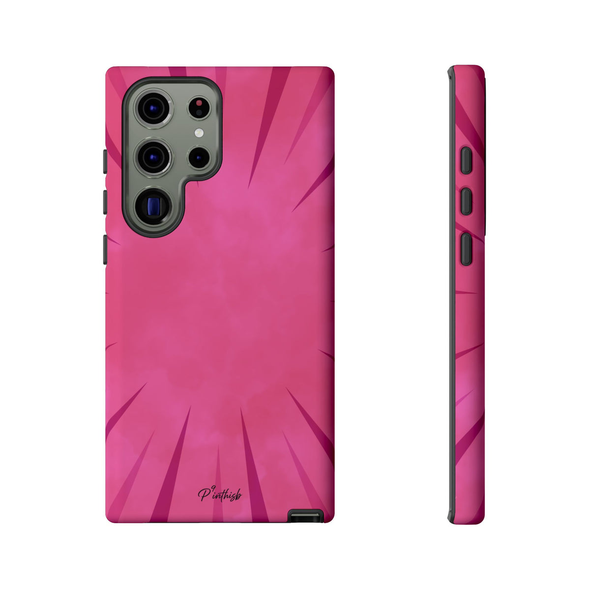 Pink Burst Tough Phone Case