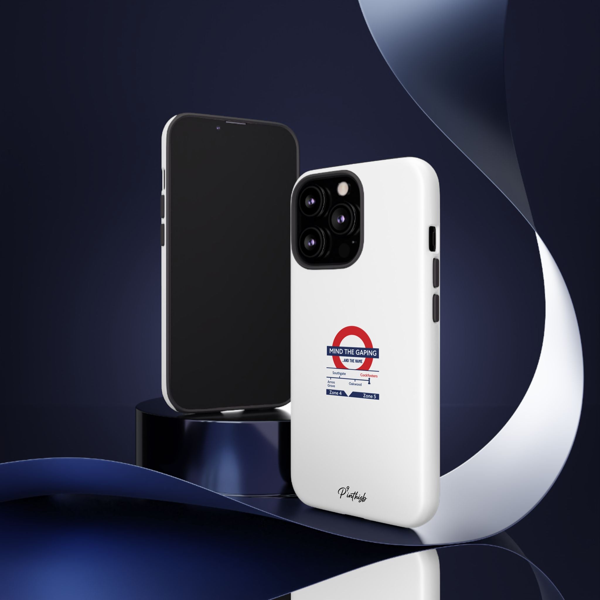 "Mind the Gaping" London Tube Parody Phone Case