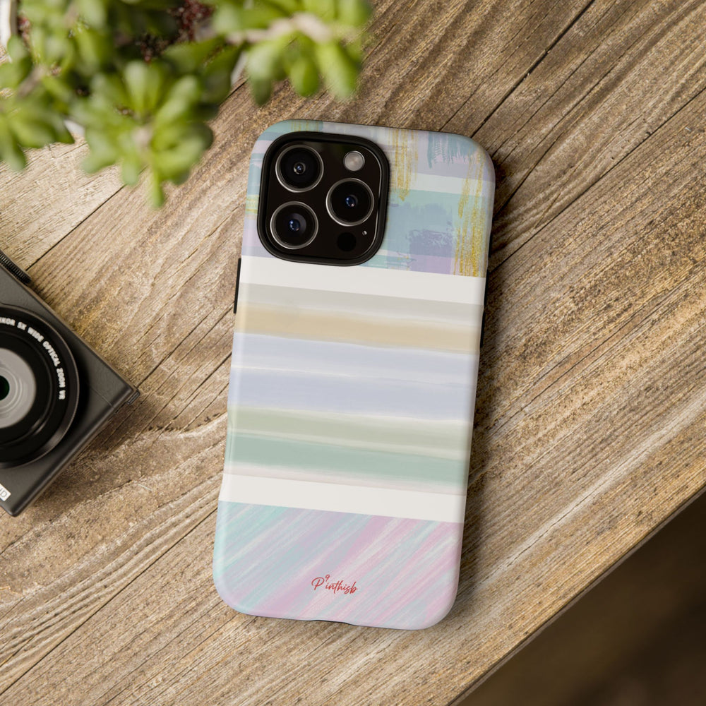 Pastel Stripe Tough Phone Case