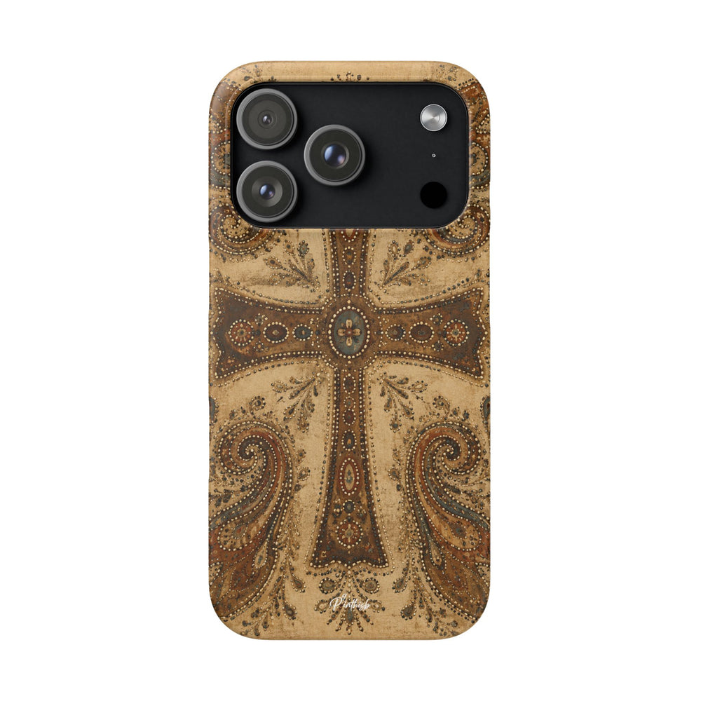 Cross Paisley Snap Case
