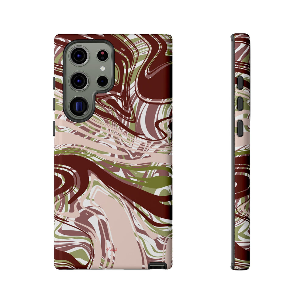 Abstract Marbled Tough Phone Case