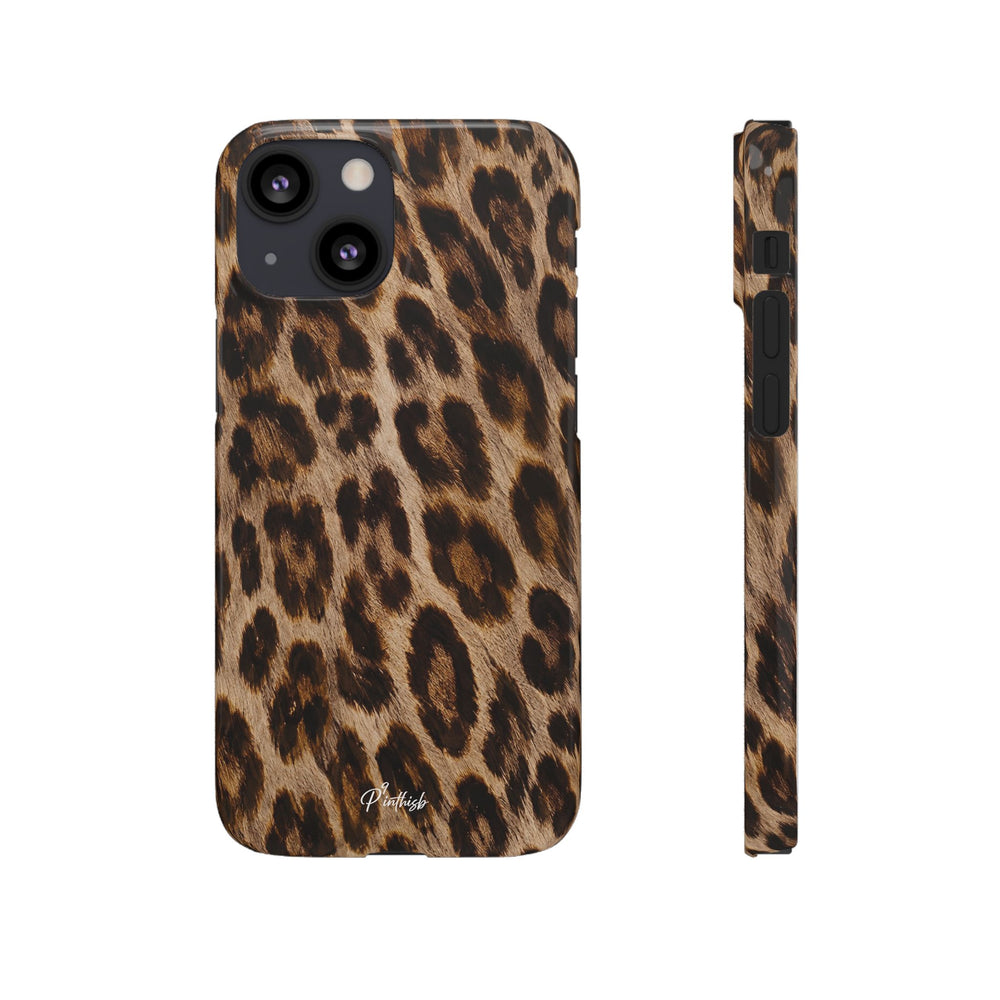 Leopard Print Snap Phone Case