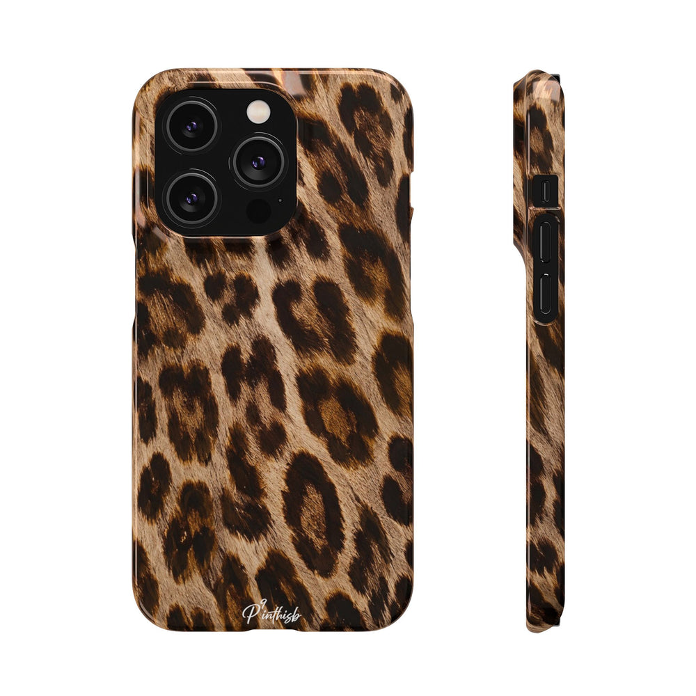 Leopard Print Snap Phone Case