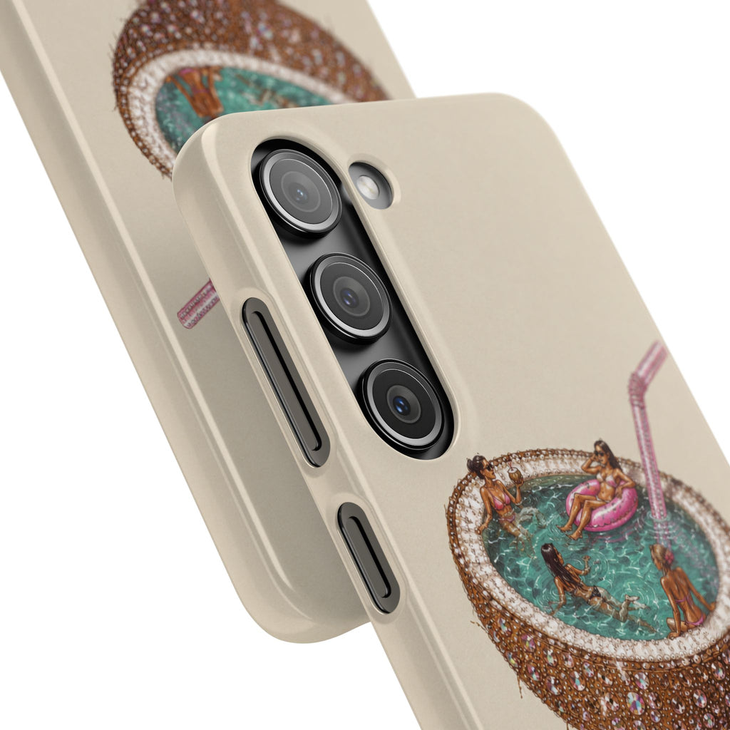 Coconut Pool Snap Phone Case