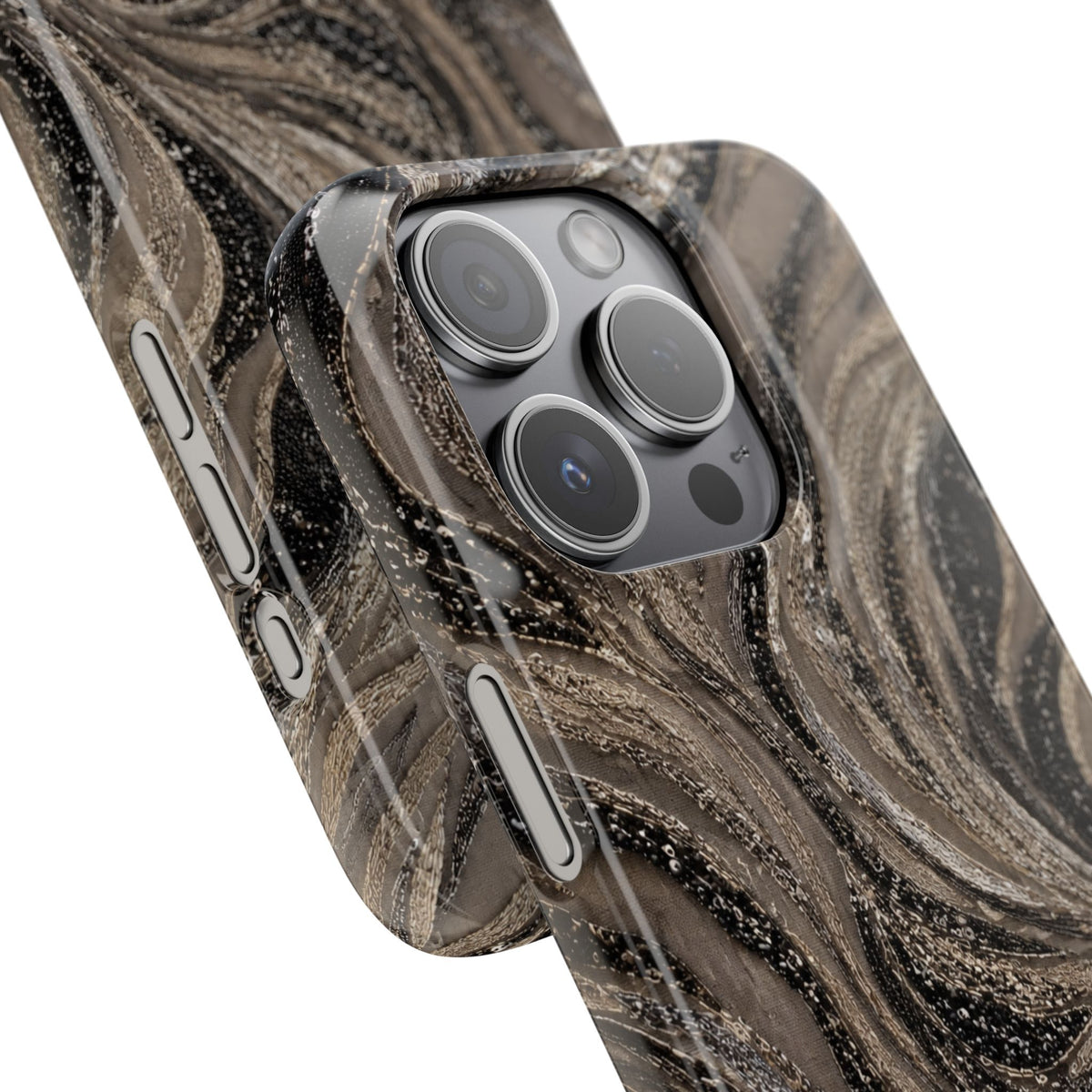 Neutral Swirl Protective Snap Case