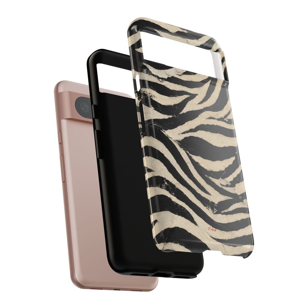 Wavy Peach & Mauve Tough Case