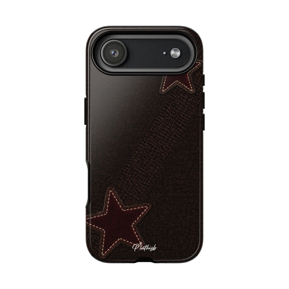Rustic Stitched Star Phone Case