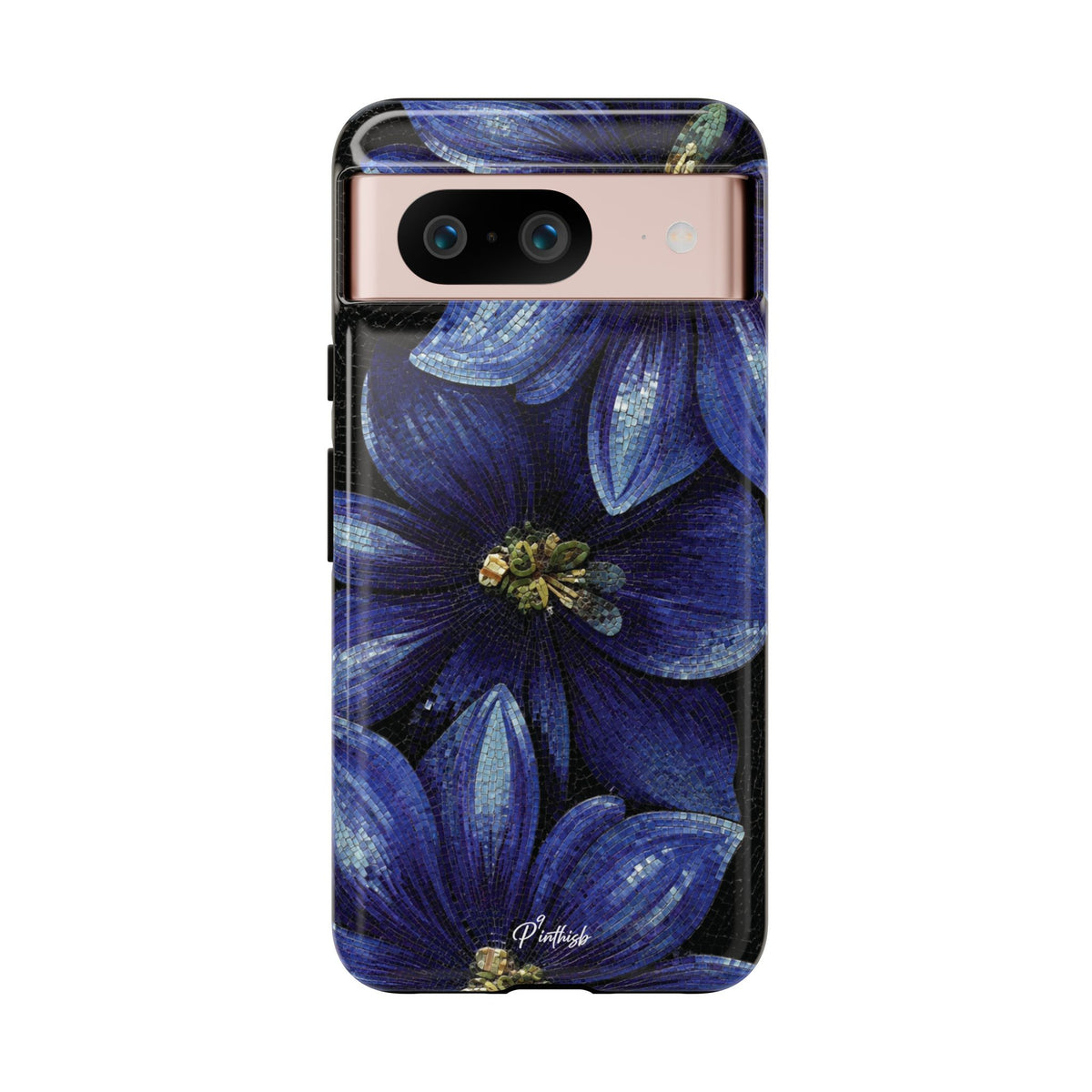 Blue Floral Tough Case
