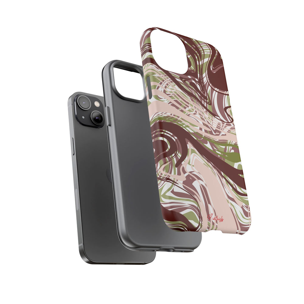 Abstract Marbled Tough Phone Case