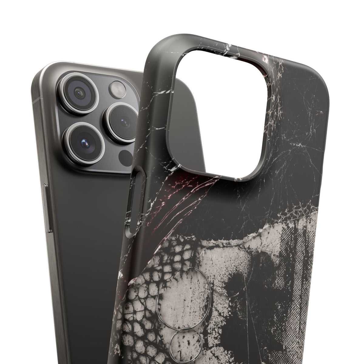 Midnight Static Snap Phone Case