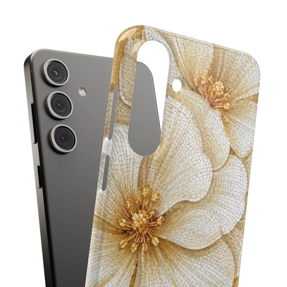 Floral Gold Bloom Snap Case