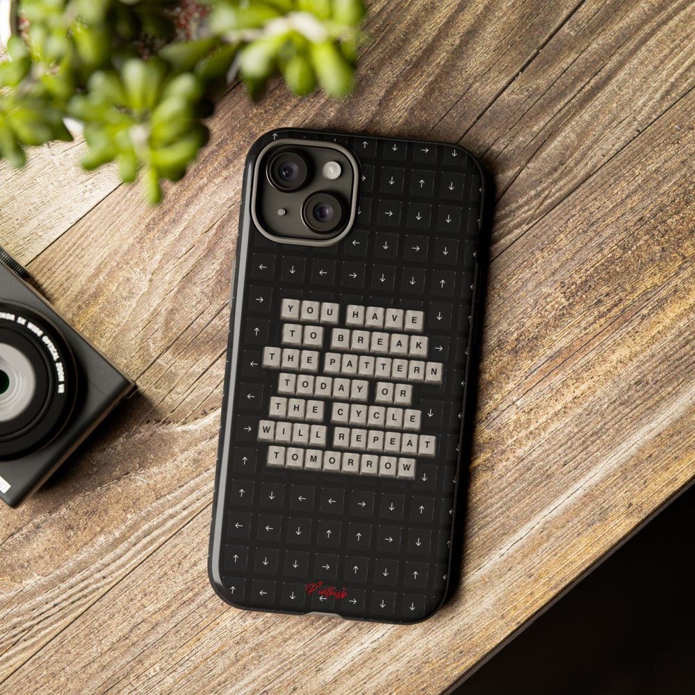 "Break the pattern" Keyboard Tough Case