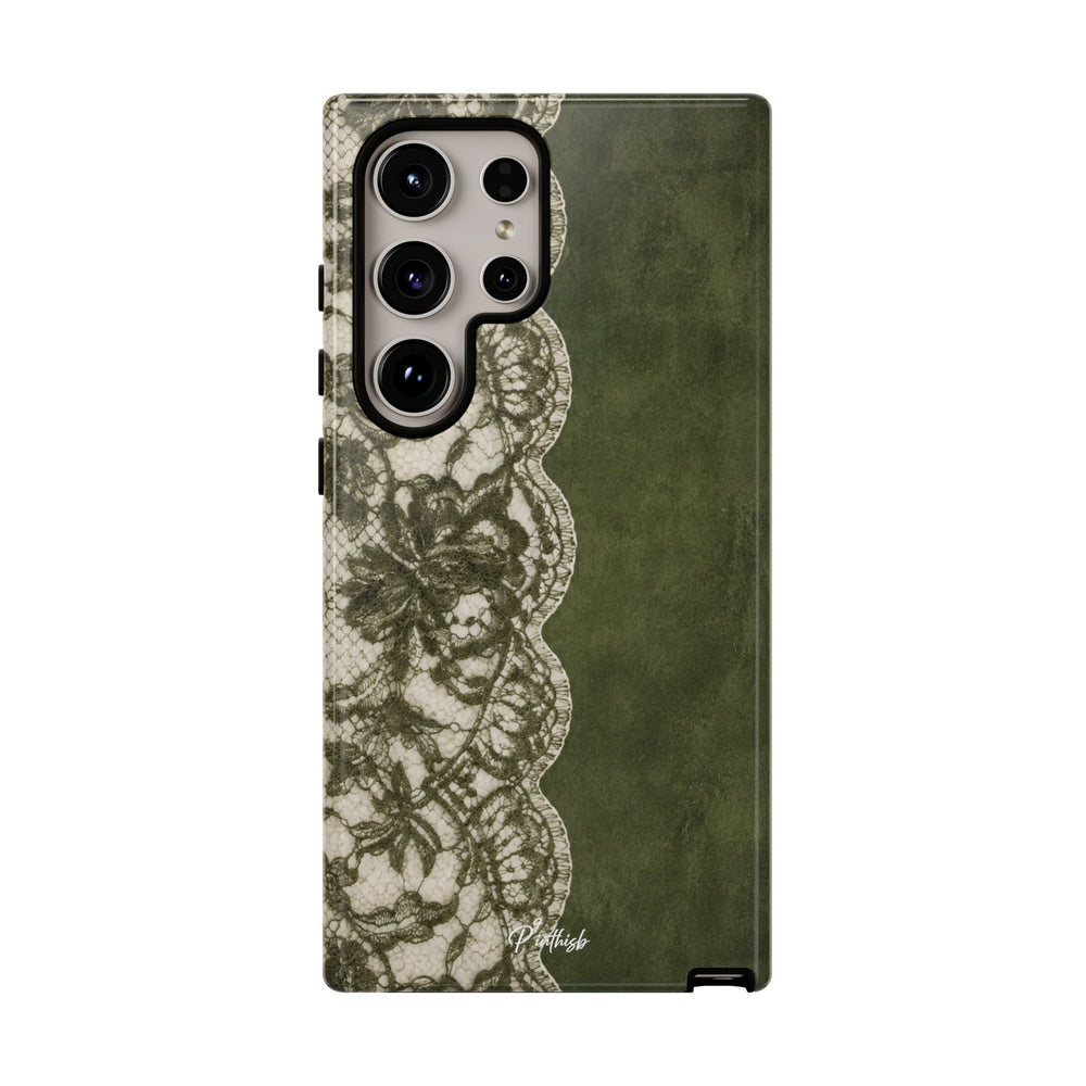 Olive Lace Tough Case