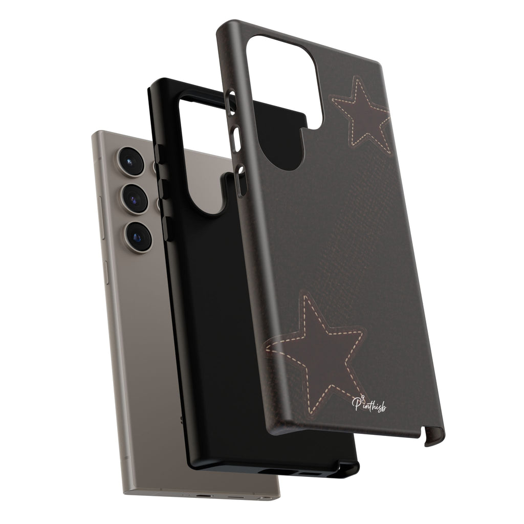 Rustic Stitched Star Phone Case