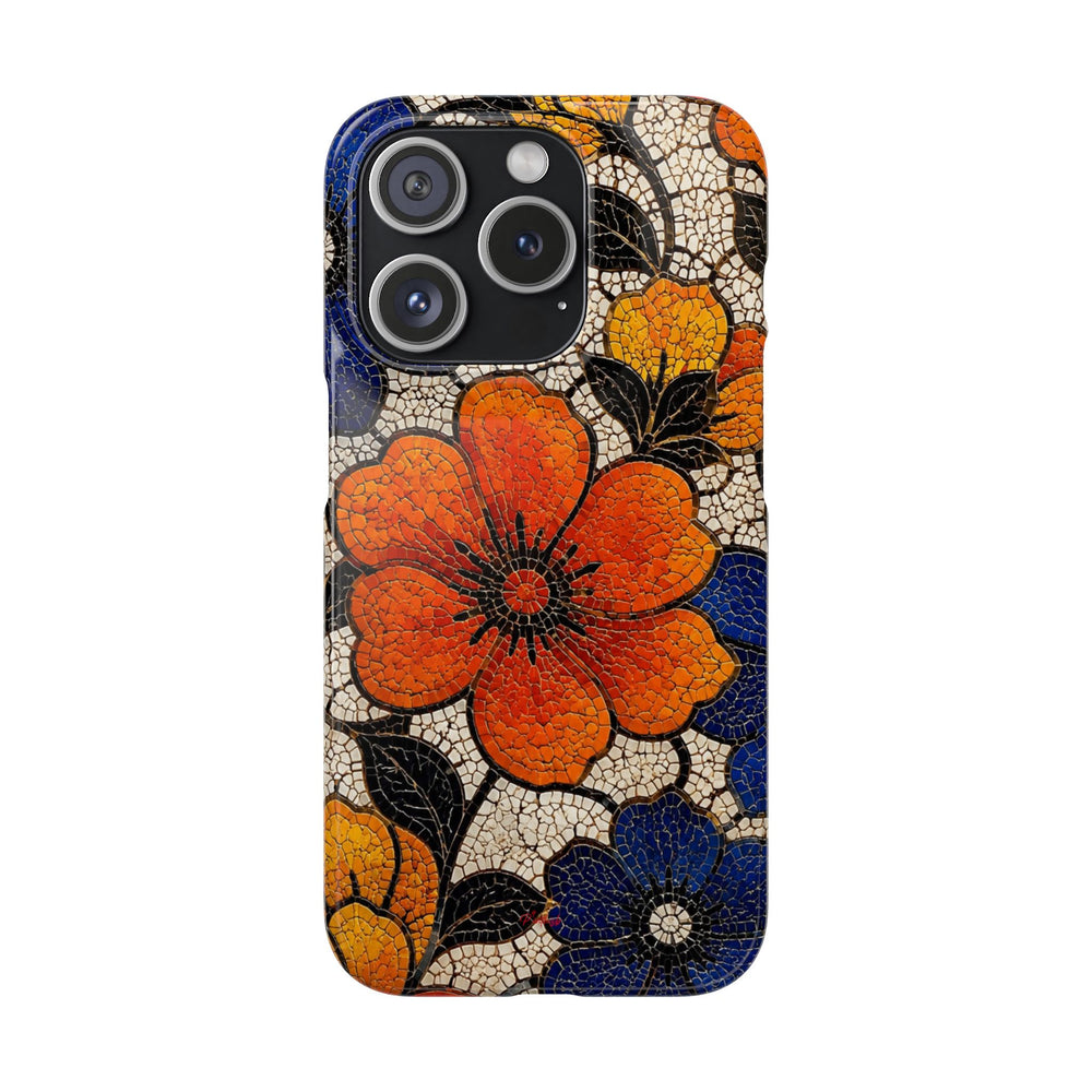 Floral Mosaic Snap Case