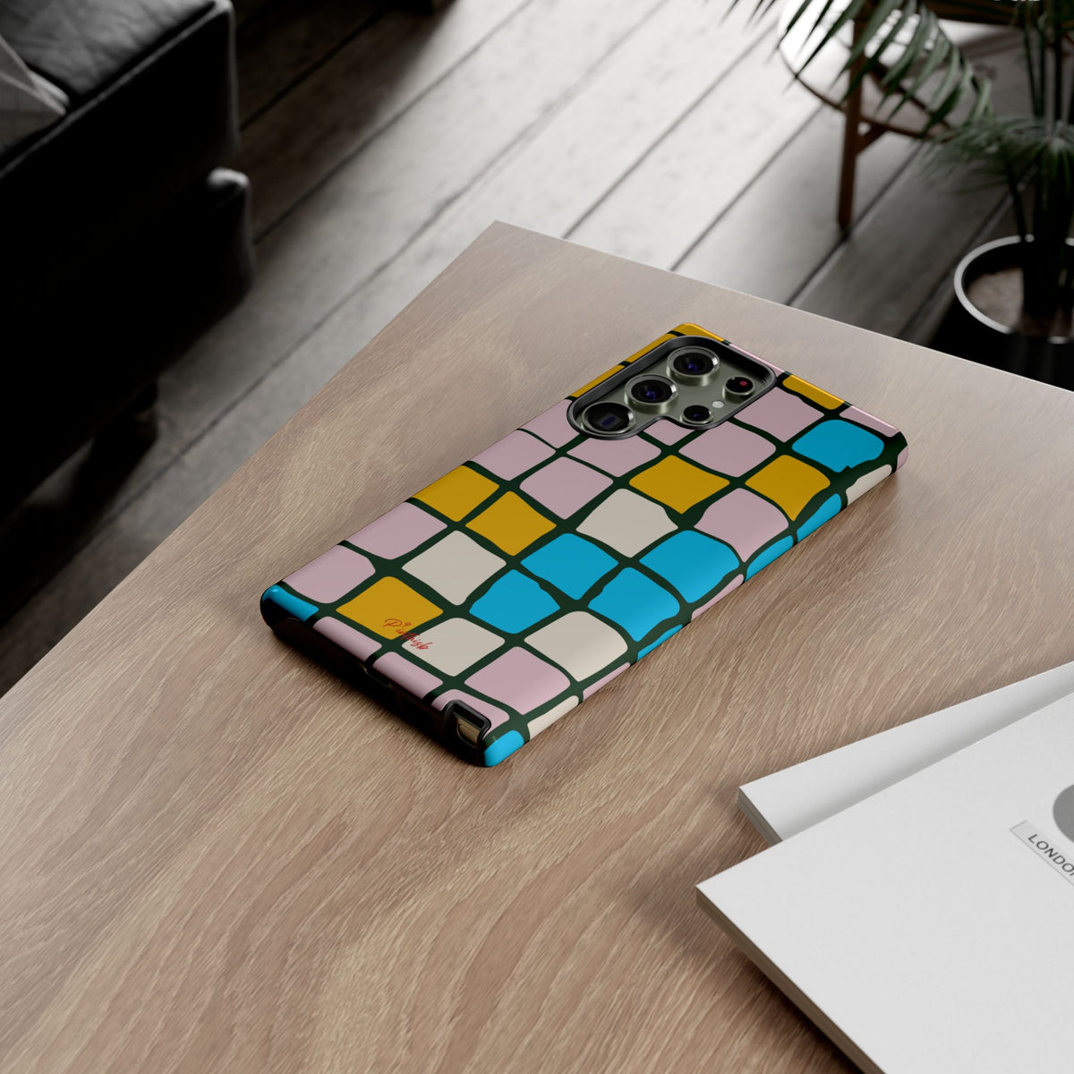 Color Grid Tough Phone Case